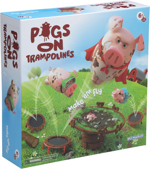 PlayMonster Pigs on Trampolines