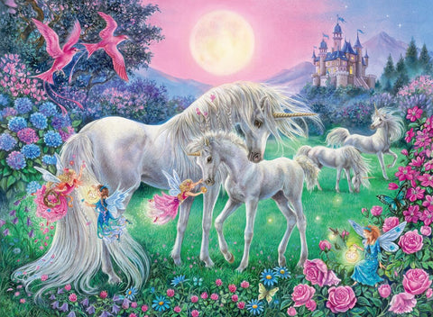 Ravensburger Unicorns in the Moonlight 100 Pc Puzzle (glow)