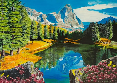 Ravensburger Rocky Mountain Reflections 300 Pc Puzzle