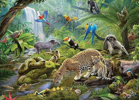 Ravensburger Rainforest Animals 60 Pc Puzzle