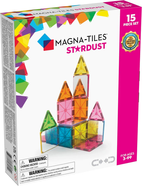 Magna-Tiles Stardust 15-Piece Set