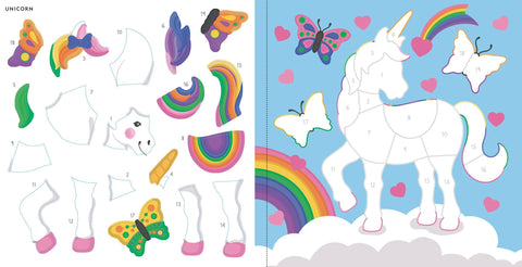 My First Color-By-Sticker Book -- Rainbow Magic