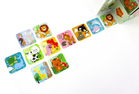Tiny Mills Animal Stickers 100 Stickers/Dispenser