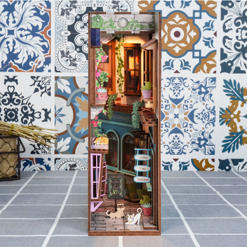 Hands Craft DIY Miniature House Book Nook Kit: Island of Love