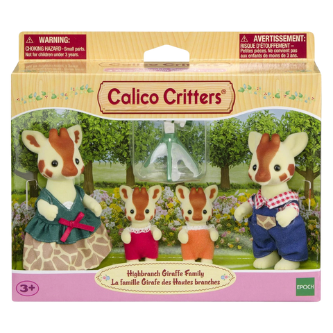 Calico Critters Highbranch Giraffe Family
