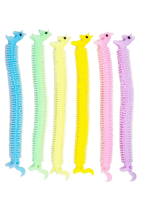 Unicorn Spiky Stretch Pull Monkey Noodle Toy