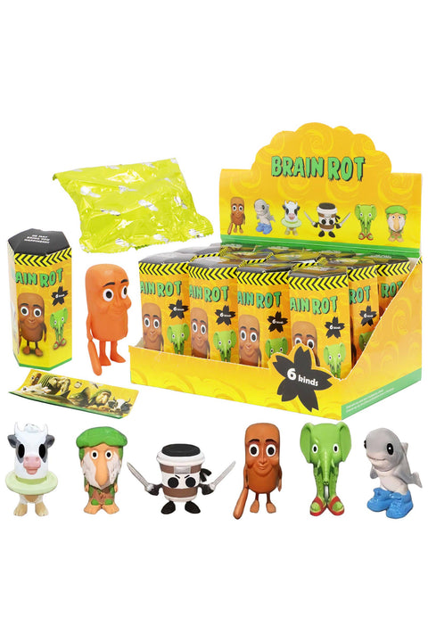 Brain Rot Figurine Mystery Blind Box - 12 Pcs