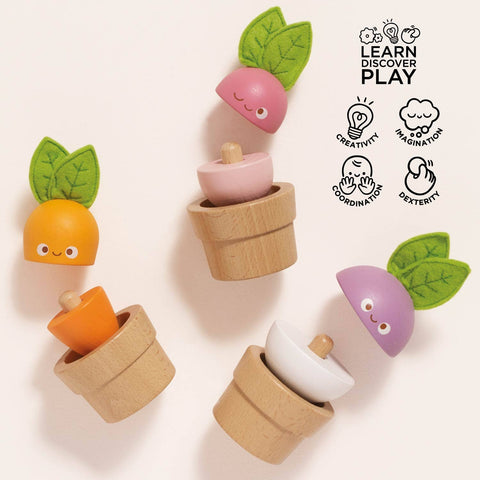 Le Toy Van Stacking Wooden Veggies