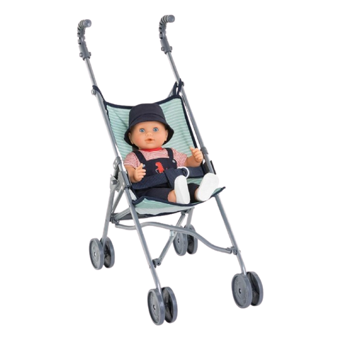 Corolle Umbrella Baby Stroller Sage Stripe