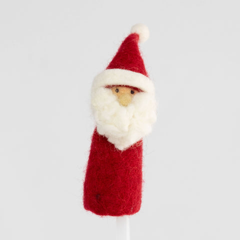 Christmas Decor - Felt Christmas Finger Puppets - Assorted