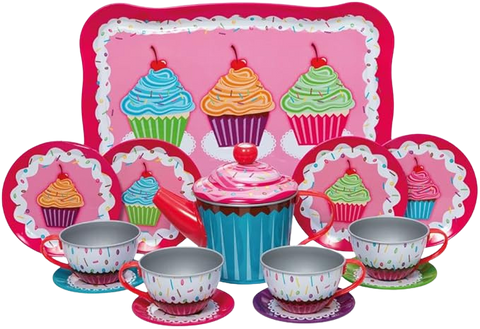 Tin Tea Set Cupcakes
