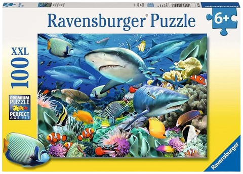 Ravensburger Shark Reef 100 Pc Puzzle