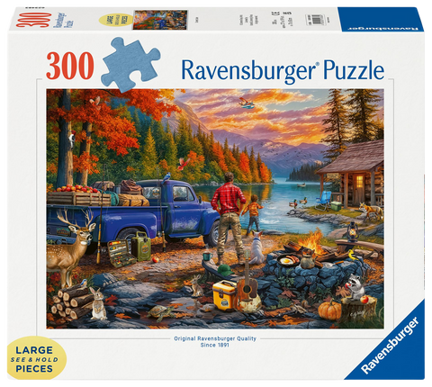 Ravensburger Sunset Lake 300 Piece Puzzle Large Format