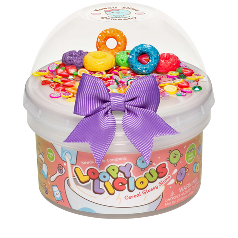 The Kawaii Company Loopylicious Cereal Glossy Signature Dome Slime
