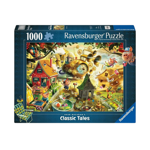 Ravensburger Look Out Little Pigs 1000 Pc Puzzle