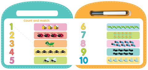 Write & Wipe 123 - Illustrated