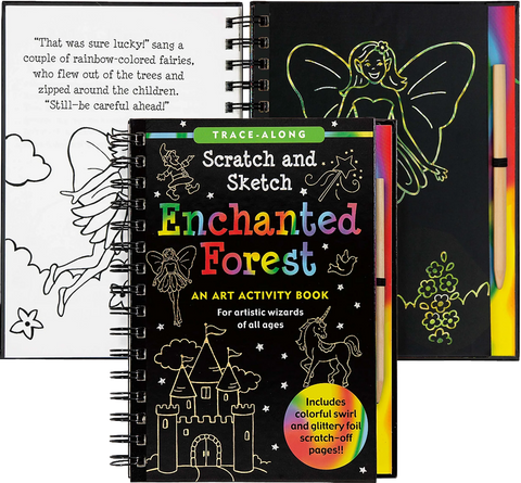 Enchanted Forest Scratch & Sketch