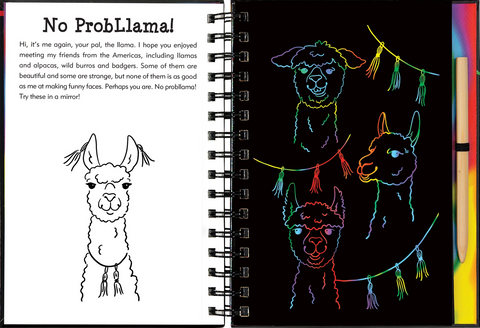 Llamas and Friends Scratch & Sketch