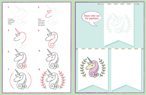 Learn to draw Unicorns, Mermaids & More