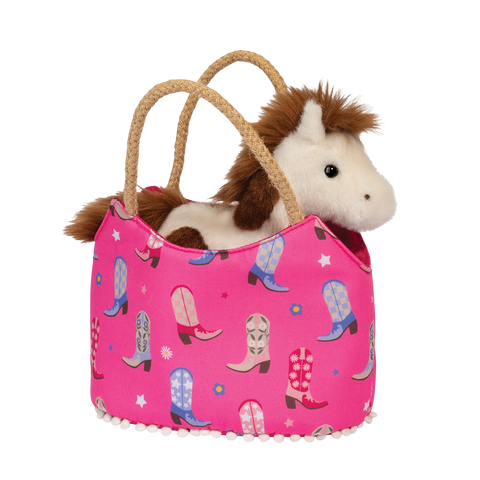 Douglas Cowgirl Boots Sassy Pet Sak with Horse