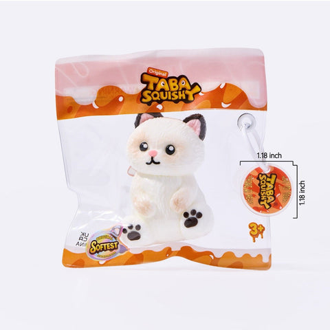 TabaSquishy White Siamese Cat