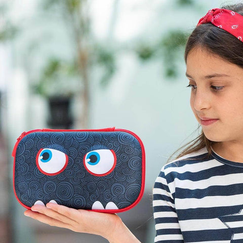 ZIPIT Wildlings Box, Cute Pencil Case Gift for Kids