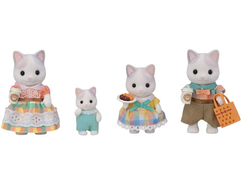Calico Critters Latte Cat Family