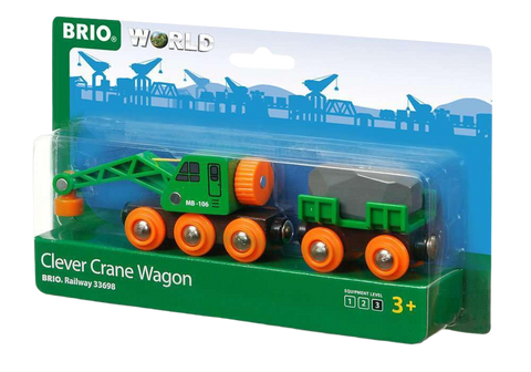 Brio Clever Crane Wagon 33698