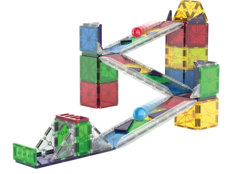 MAGNA-TILES® Rail Racers Deluxe 90-Piece