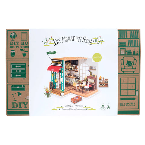 DIY Miniature House Kit: Simon's Coffee
