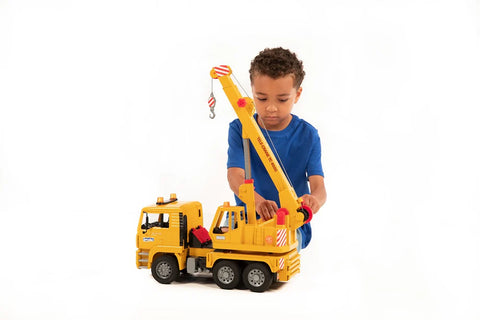 Bruder Tele-Crane Truck Yellow