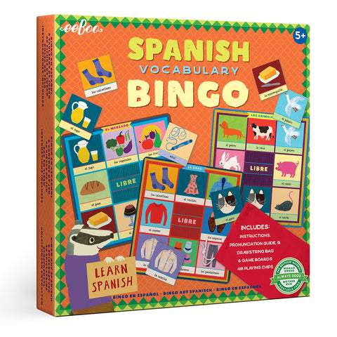 eeBoo Spanish Bingo (2nd Edition)