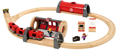 Brio Metro Railway Set