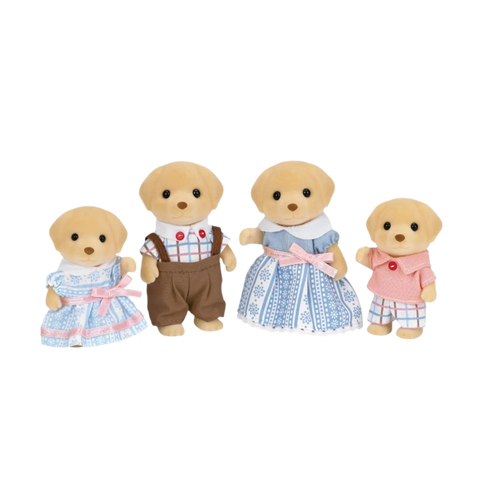 Calico Critters Yellow Labrador Family