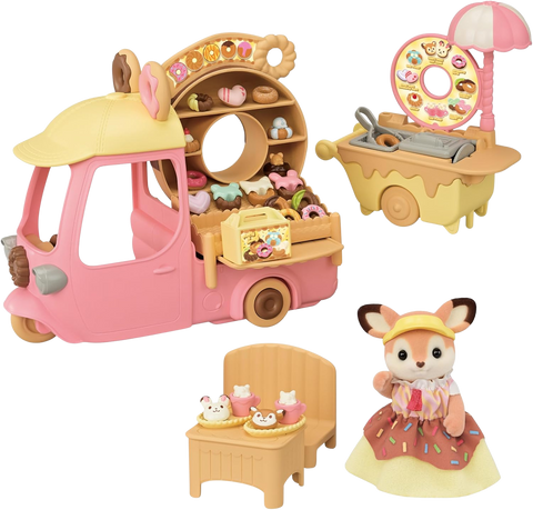 Calico Critters Dip Dip Donuts Wagon