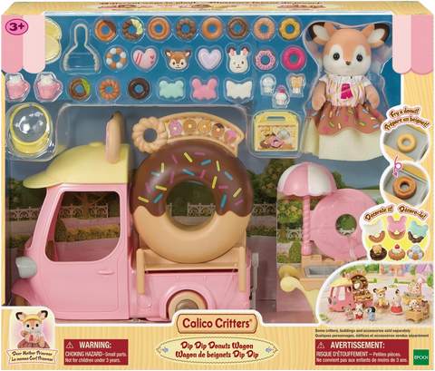 Calico Critters Dip Dip Donuts Wagon