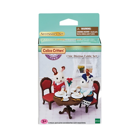Calico Critters Chic Dining Table Set