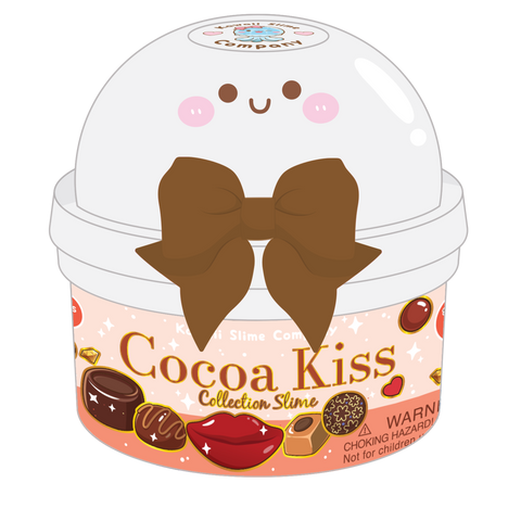 The Kawaii Company Cocoa Kiss Collection Signature Dome Slime