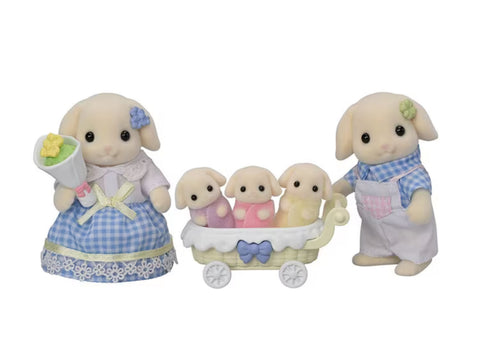 Calico Critters Flora Rabbit Family