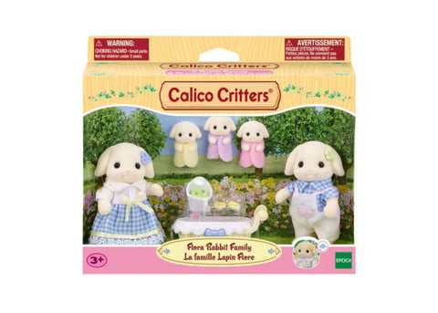 Calico Critters Flora Rabbit Family