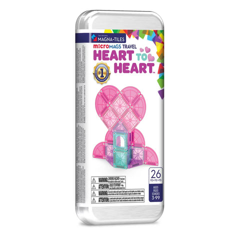 MAGNA-TILES® microMAGS Travel Heart to Heart
