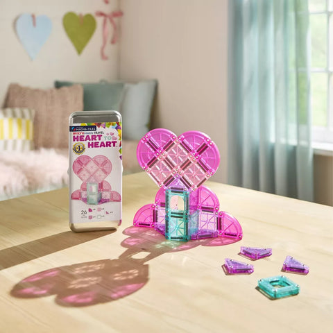 MAGNA-TILES® microMAGS Travel Heart to Heart
