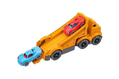 Green Toys Racing Truck with 2 Racers
