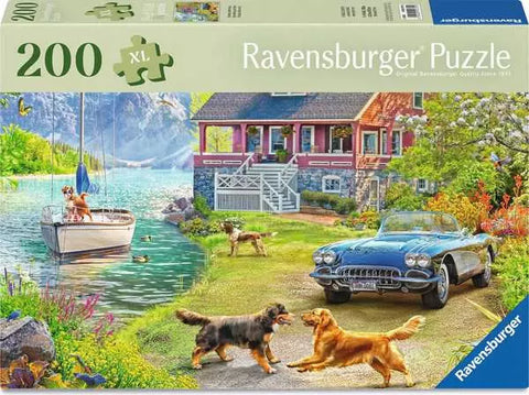 Ravensburger puzzle-Summer lake house 200(XL) pc