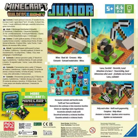 Minecraft junior board game-Builders & biomes