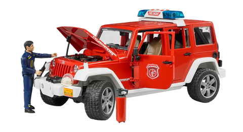 Bruder 02528 Jeep Rubicon Fire Rescue w/ Fireman