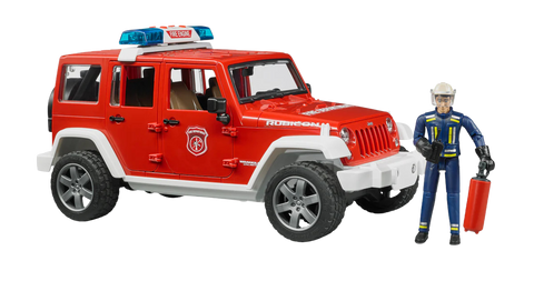 Bruder 02528 Jeep Rubicon Fire Rescue w/ Fireman