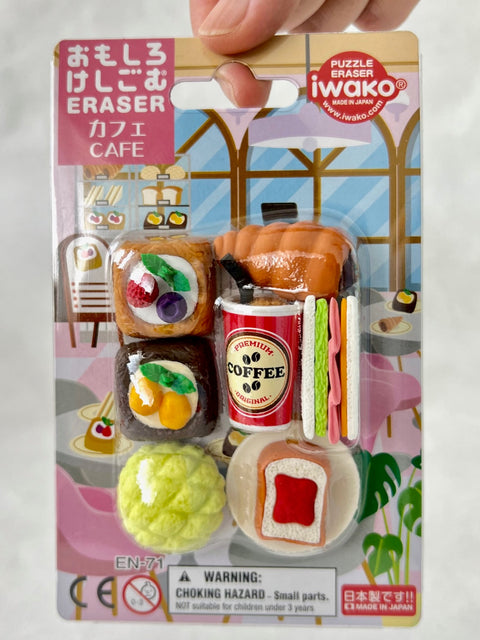 Iwako Cafe Eraser Card