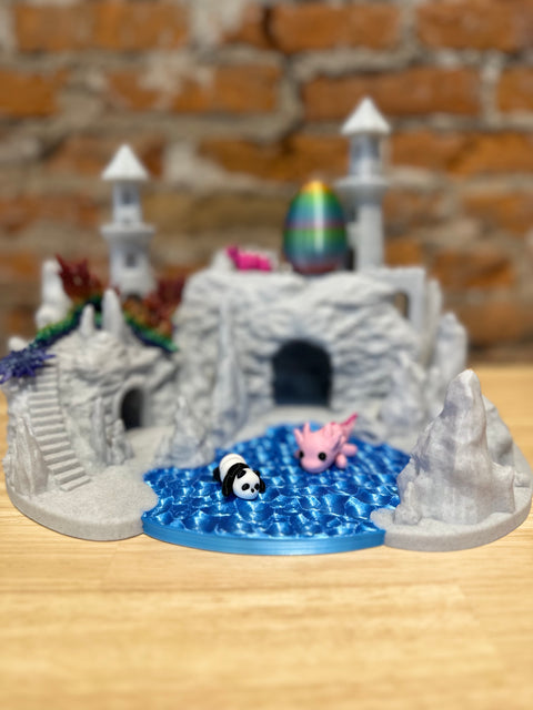 Ruby's Dragon Custom Rock Castle