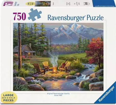 Ravensburger Riverside Livingroom 750 Piece Large Format Puzzle